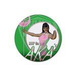 aka Stop H8N on AKA s Rubber Round Coaster (4 pack)