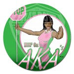 aka Stop H8N on AKA s Magnet 5  (Round)