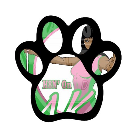 aka Stop H8N on AKA s Magnet (Paw Print) from ArtsNow.com Front