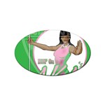 aka Stop H8N on AKA s Sticker Oval (100 pack)