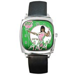 aka Stop H8N on AKA s Square Metal Watch