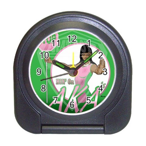 aka Stop H8N on AKA s Travel Alarm Clock from ArtsNow.com Front