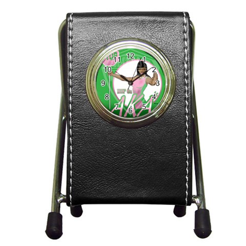 aka Stop H8N on AKA s Pen Holder Desk Clock from ArtsNow.com Front
