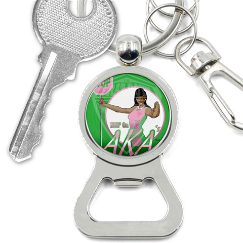 aka Stop H8N on AKA s Bottle Opener Key Chain from ArtsNow.com Front