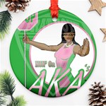 aka Stop H8N on AKA s Round Ornament (Two Sides)