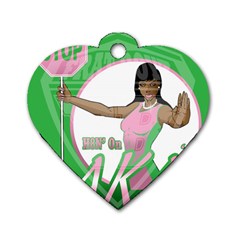 aka Stop H8N on AKA s Dog Tag Heart (Two Sides) from ArtsNow.com Front