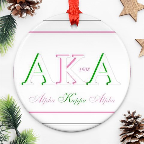 aka slide21 Ornament (Round) from ArtsNow.com Front