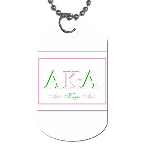 aka slide21 Dog Tag (Two Sides) from ArtsNow.com Front