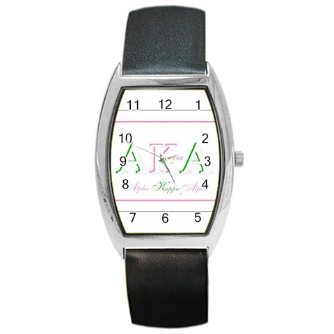 aka slide21 Barrel Style Metal Watch from ArtsNow.com Front