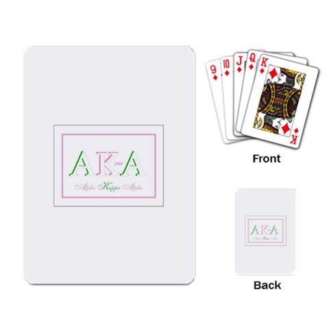 aka slide21 Playing Cards Single Design from ArtsNow.com Back