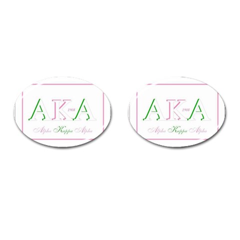 aka slide21 Cufflinks (Oval) from ArtsNow.com Front(Pair)