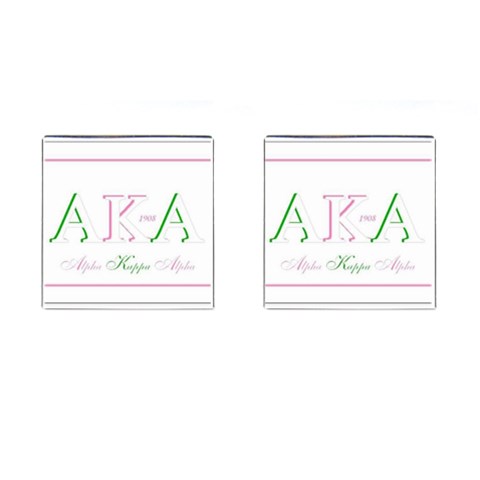 aka slide21 Cufflinks (Square) from ArtsNow.com Front(Pair)