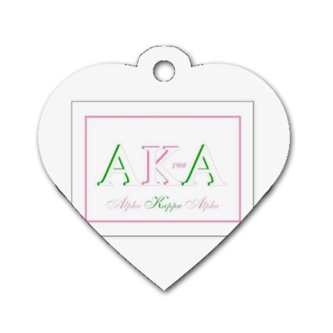 aka slide21 Dog Tag Heart (Two Sides) from ArtsNow.com Front