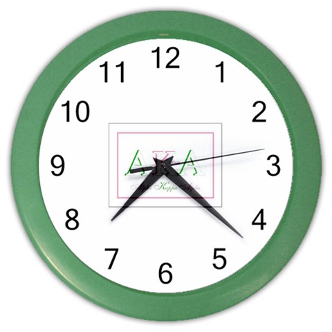 aka slide21 Color Wall Clock from ArtsNow.com Front