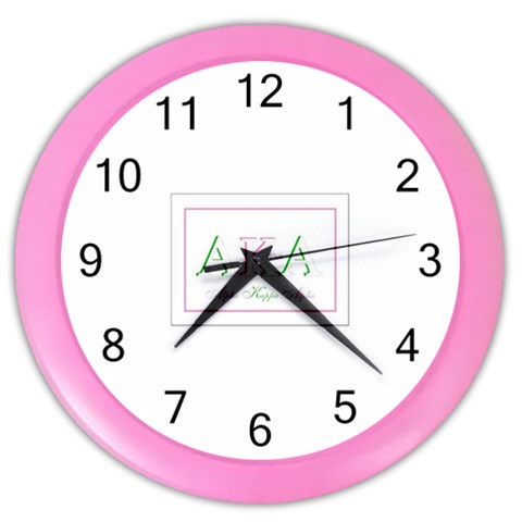 aka slide21 Color Wall Clock from ArtsNow.com Front