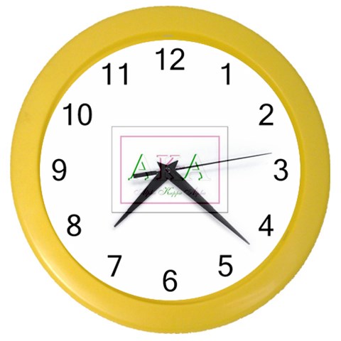 aka slide21 Color Wall Clock from ArtsNow.com Front