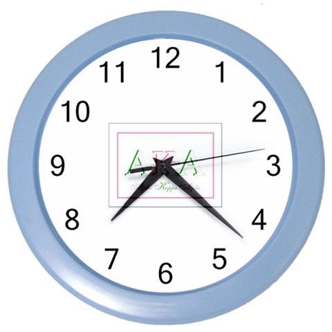 aka slide21 Color Wall Clock from ArtsNow.com Front