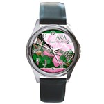 AKA Queen Of All Sororities Round Metal Watch