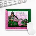 AKA Queen Of All Sororities Large Mousepad
