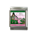 AKA Queen Of All Sororities Italian Charm (13mm)
