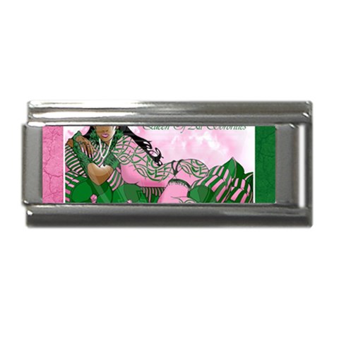 AKA Queen Of All Sororities Superlink Italian Charm (9mm) from ArtsNow.com Front