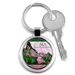 AKA Queen Of All Sororities Key Chain (Round)
