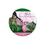 AKA Queen Of All Sororities Magnet 3  (Round)