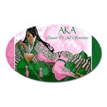 AKA Queen Of All Sororities Magnet (Oval)
