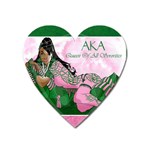 AKA Queen Of All Sororities Magnet (Heart)