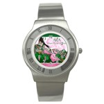 AKA Queen Of All Sororities Stainless Steel Watch