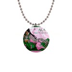 AKA Queen Of All Sororities 1  Button Necklace