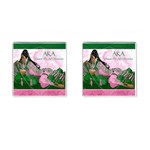 AKA Queen Of All Sororities Cufflinks (Square)