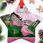 AKA Queen Of All Sororities Star Ornament (Two Sides)