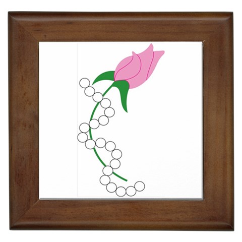 aka pearls Framed Tile from ArtsNow.com Front