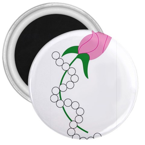 aka pearls 3  Magnet from ArtsNow.com Front