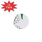 aka pearls 1  Mini Button (10 pack) 