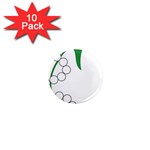 aka pearls 1  Mini Magnet (10 pack) 
