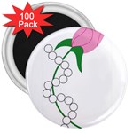 aka pearls 3  Magnet (100 pack)