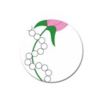 aka pearls Magnet 3  (Round)