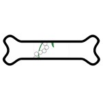 aka pearls Magnet (Dog Bone)