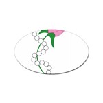 aka pearls Sticker Oval (100 pack)