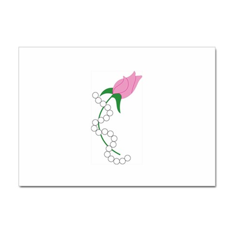 aka pearls Sticker A4 (10 pack) from ArtsNow.com Front
