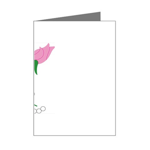 aka pearls Mini Greeting Card from ArtsNow.com Left