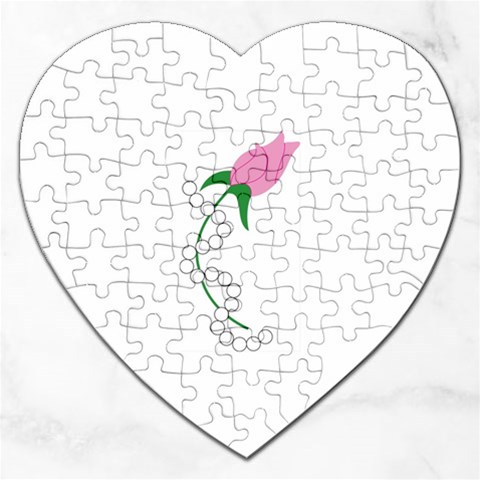 aka pearls Jigsaw Puzzle (Heart) from ArtsNow.com Front