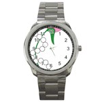 aka pearls Sport Metal Watch