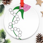 aka pearls Round Ornament (Two Sides)