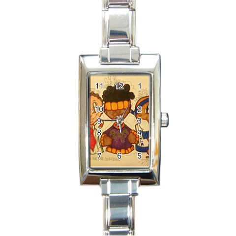 aka our council 2 Rectangular Italian Charm Watch from ArtsNow.com Front