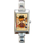 aka our council 2 Rectangular Italian Charm Watch