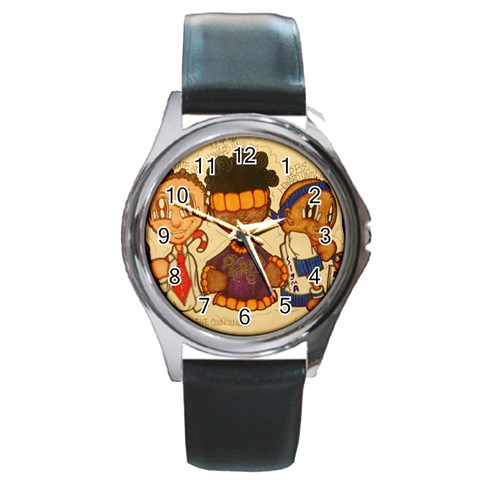 aka our council 2 Round Metal Watch from ArtsNow.com Front
