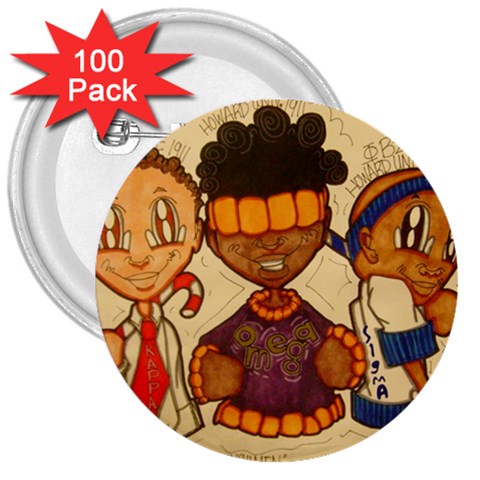 aka our council 2 3  Button (100 pack) from ArtsNow.com Front